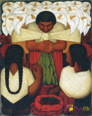 Frida Kahlonun yoldaşı Diego Riveranın rəsmləri