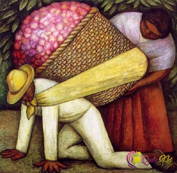 Frida Kahlonun yoldaşı Diego Riveranın rəsmləri