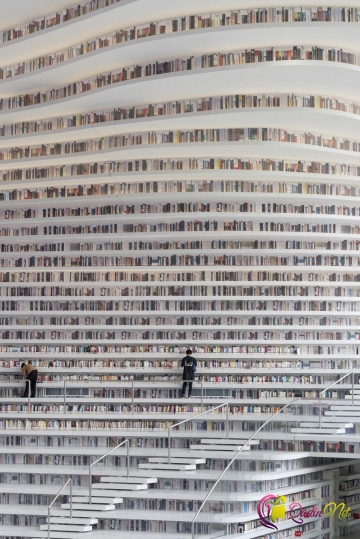 Çində fantastik kitabxana açıldı: BUNA İNANMAQ OLMUR - FOTOLAR