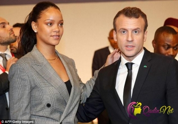 Rianna Fransa prezidenti ilə tərəfdaş oldu - FOTO