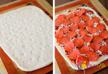 Tək nəfərlik pizza (foto resept)