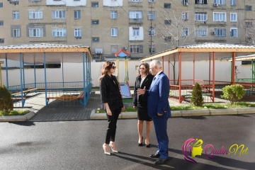 Birinci vitse-prezident Mehriban Əliyeva Mərdəkandakı bağçanın açılışında iştirak edib 