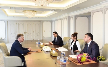 Mehriban Əliyeva Fransa senatoru ilə görüşdü - Foto
