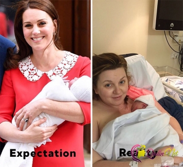 Doğuşdan 7 saat sonra Kate Middleton 