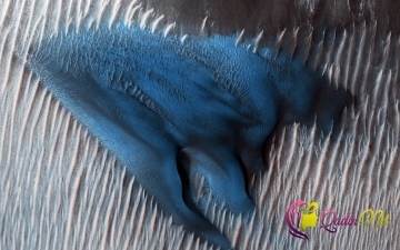 NASA Marsdakı mavi qum səhrasının FOTOsunu paylaşdı