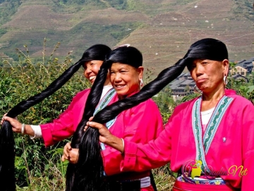 Çinli qadınların uzun saçlarının sirri