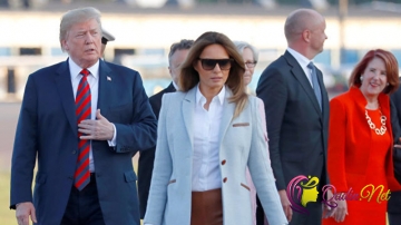 Melanya Trump Helsinkiyə paltoda getdi-FOTO