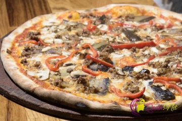 Badımcan pizzası (foto resept)