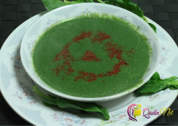 İspanaq şorbası (foto resept)