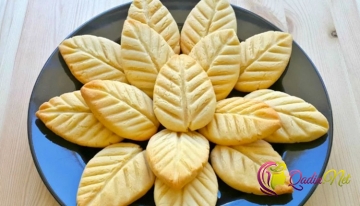 Yarpaq bisküvit (foto resept)