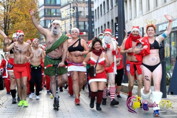 "Santa Run" başladı-Hər kəs küçələrdə-FOTO