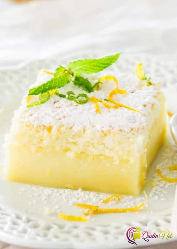 Ağızda əriyən limonlu tort (foto resept)