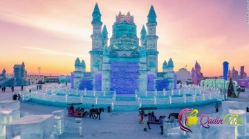 Dünyanın ən böyük qar və buz festivalı-FOTO