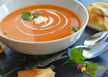 Pomidor şorbası (foto resept)