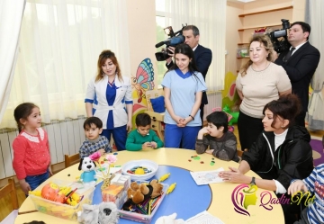 Mehriban Əliyeva Uşaq Mərkəzində - FOTO