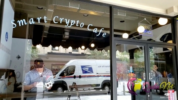 İlk kripto kafe açıldı-FOTO