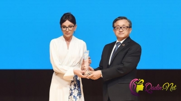 Mehriban Əliyeva BMT-nin xüsusi mükafatına layiq görüldü - FOTO