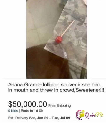 Ariananın yediyi konfet 50 min dollara satışa qoyuldu-FOTO
