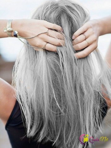 Yeni trend: Gümüşü saçlar