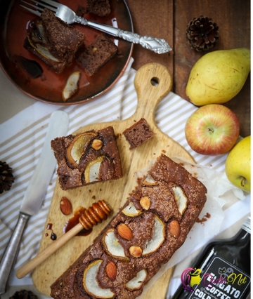Kakaolu, armudlu keks (foto-resept)