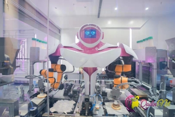 Bütün işləri Robotların gördüyü Restoran Açıldı-FOTO