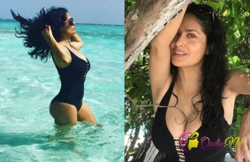 Salma Hayek niyə üzünü yumur?-SƏBƏB