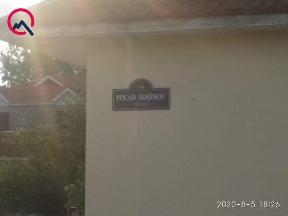 Bu cadde Polad Hashimov'un adını almıştır - FOTOĞRAF