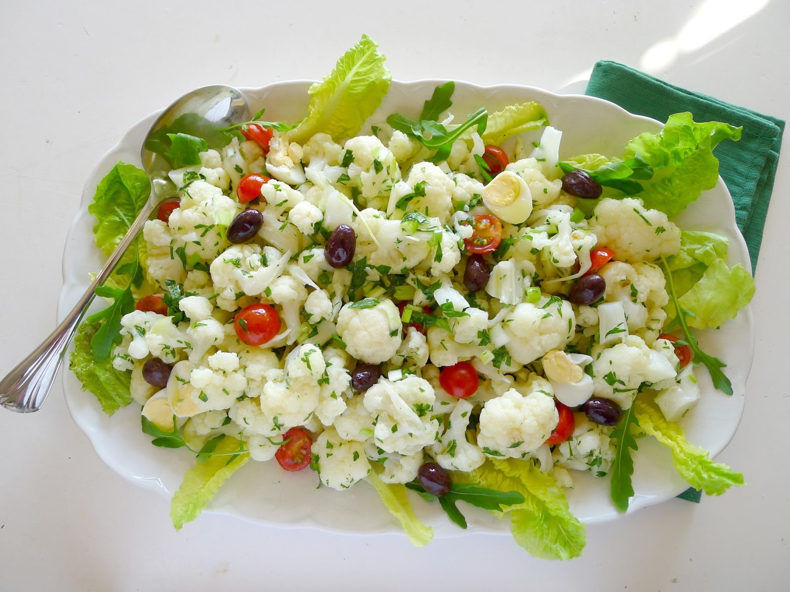Салат из цветной капусты (фото-рецепт)