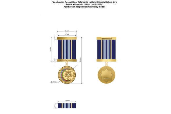 В Азербайджане учреждена новая юбилейная медаль - ФОТО