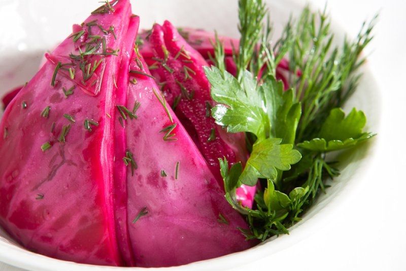 Red cabbage marinade (pickle) (photo-recipe)