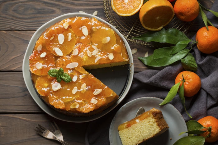 Tangerine pie (photo-recipe)
