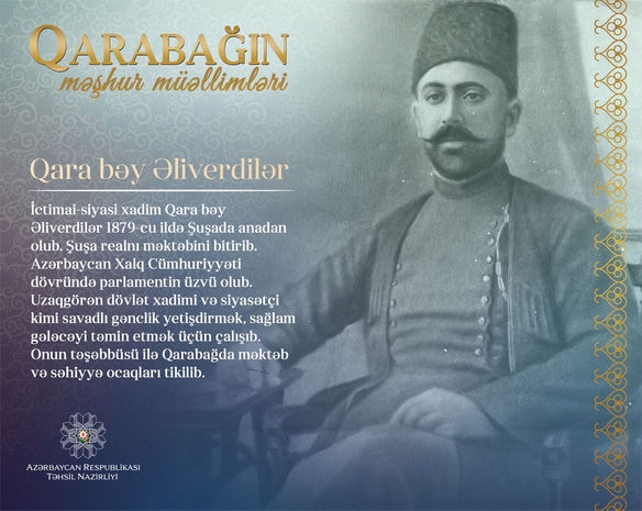 "Famous teachers of Karabakh" - Gara bey Aliverdi