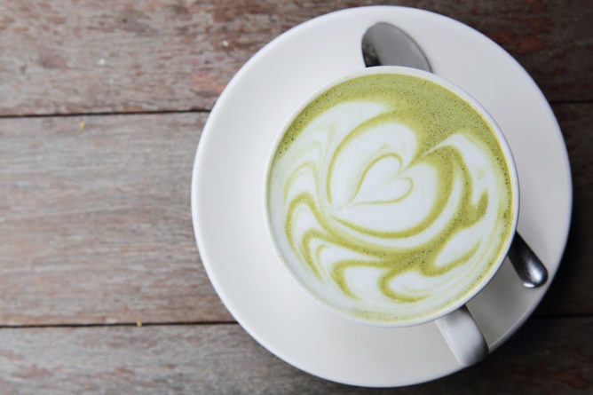 Молочно-зеленый чай для похудения